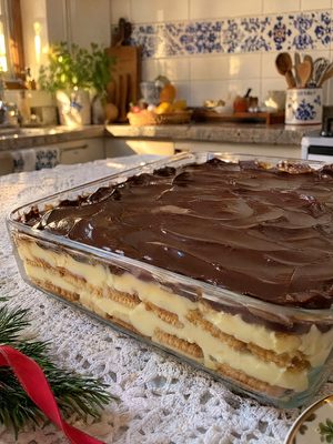 Torta alemã de geladeira